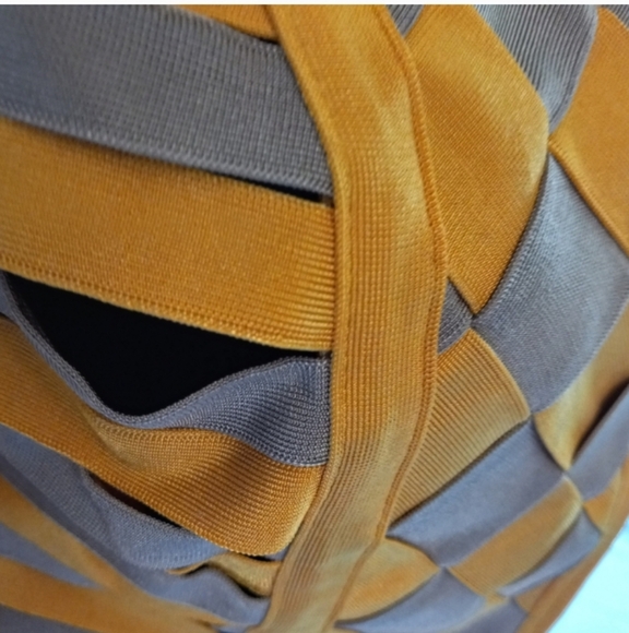 WoW Couture Zip Front Checkered Cropped Side Cutout Jacket Top 90s Y2K Clubwear - Picture 6 of 9